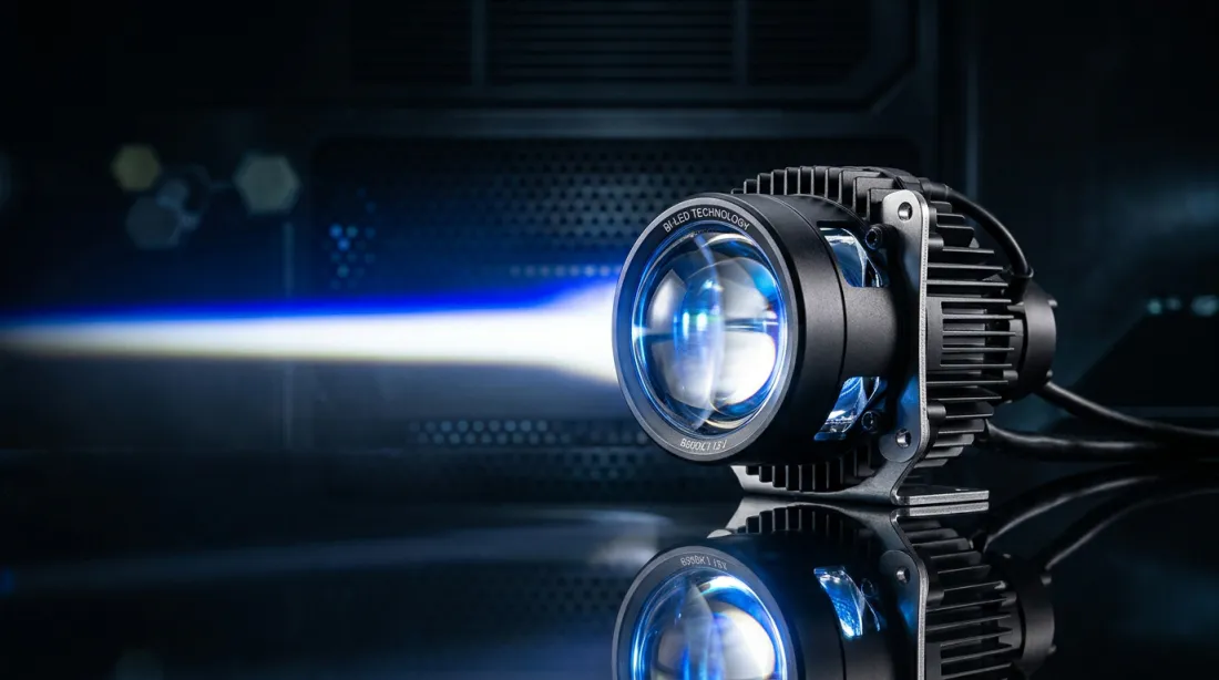 لنز بی-ال‌ای‌دی (Bi-LED) چیست؟ مقایسه پرتاب نور و خط کات لنز با کاسه چراغ فابریک