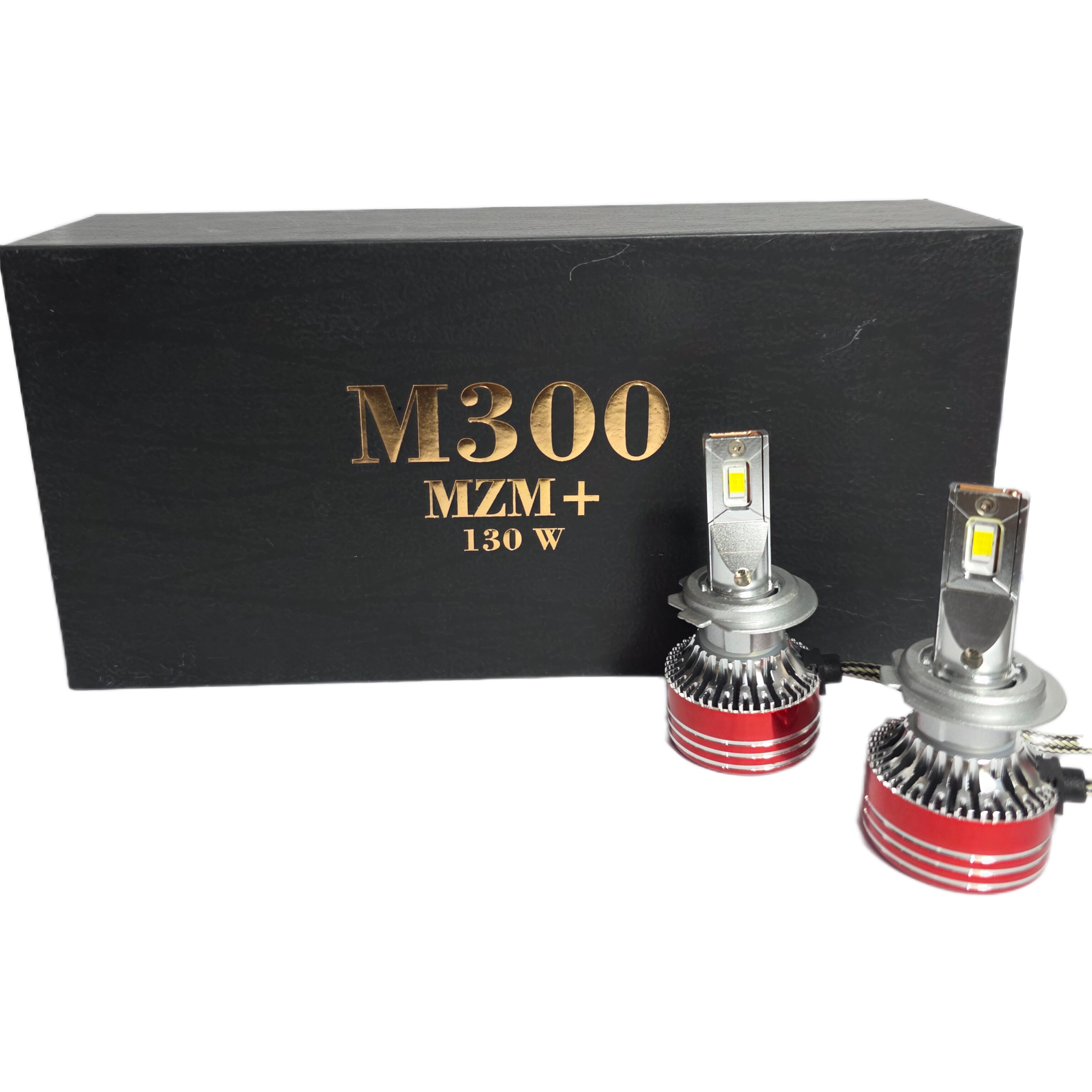 هدلایت m300 برند MZM پایه h4 بسته دو عددی