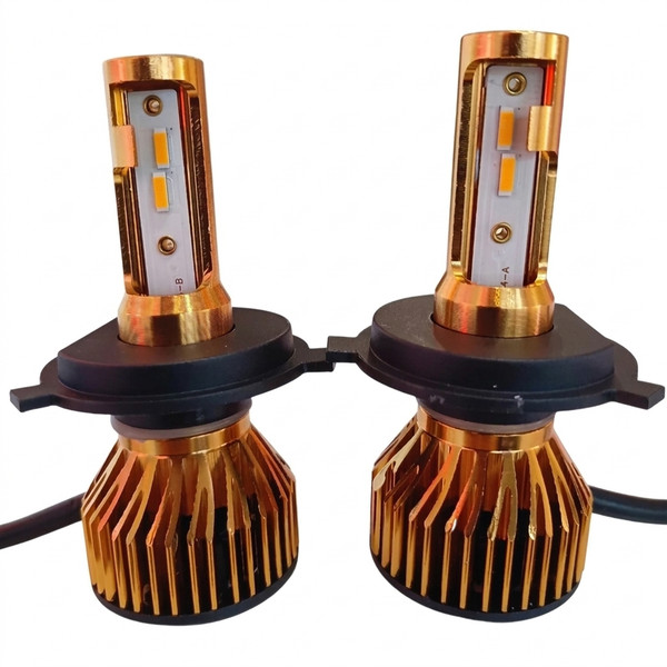 هدلایت خودرو لنزو مدل F44 pro پایه H4 بسته دو عددی